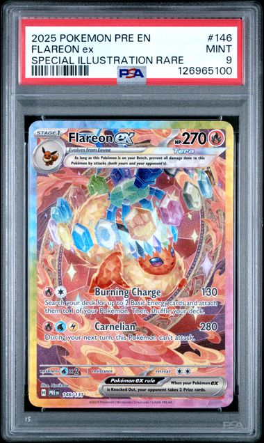 Flareon SIR Prismatic Evolutions PSA 9