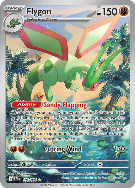 Flygon - 101/094 - Illustration Rare - Phantasmal Flames
