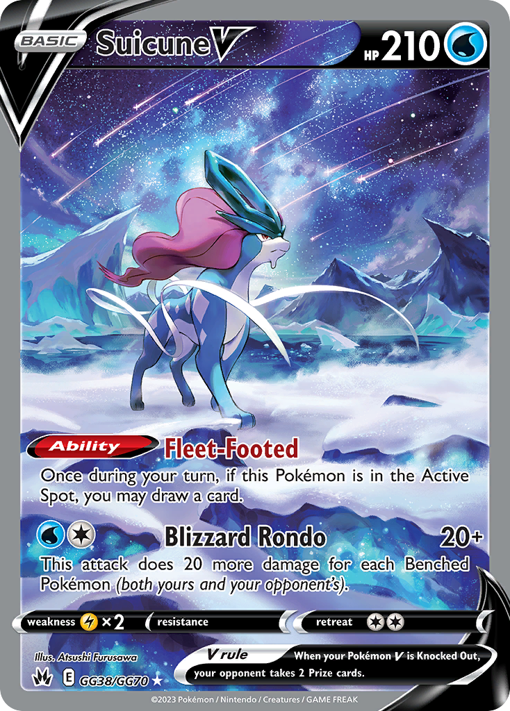 Suicune V - Crown Zenith Galarian Gallery #GG38