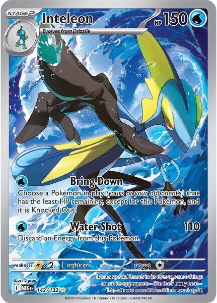 Inteleon - 142/132 - Illustration Rare - Mega Evolution