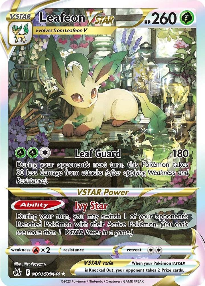 Leafeon VSTAR - 035/159 - Ultra Rare - Crown Zenith