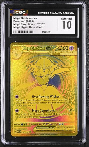 Mega Gardevoir GOLD Mega Evolutions CGC 10