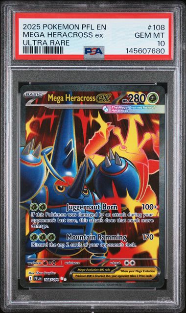 Mega Heracross ex PSA 10