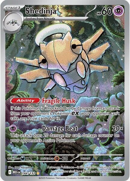 Shedinja - 144/132 - Illustration Rare - Mega Evolution
