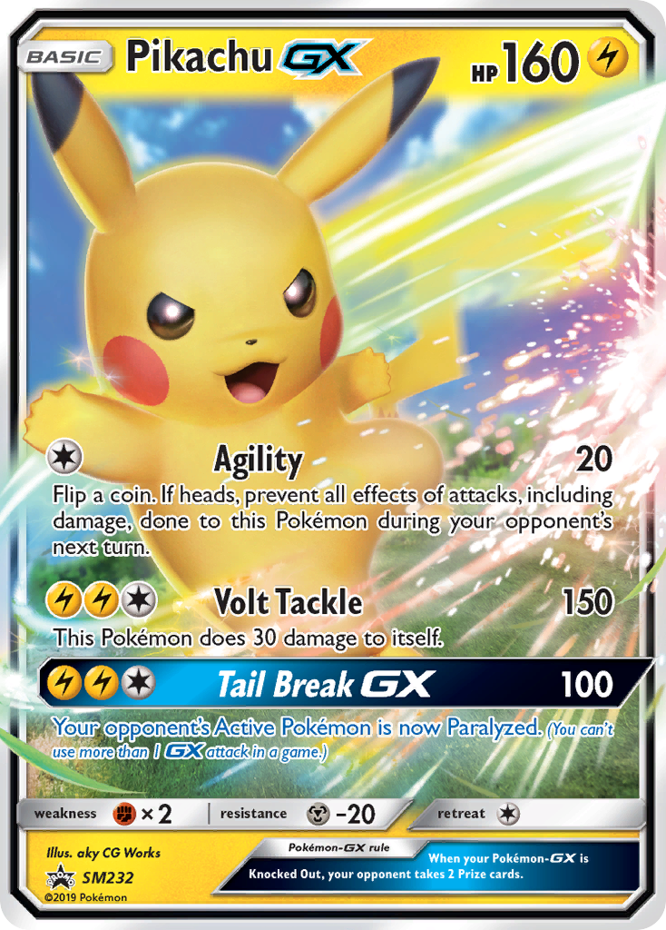 Pikachu-GX - SM Black Star Promos #SM232