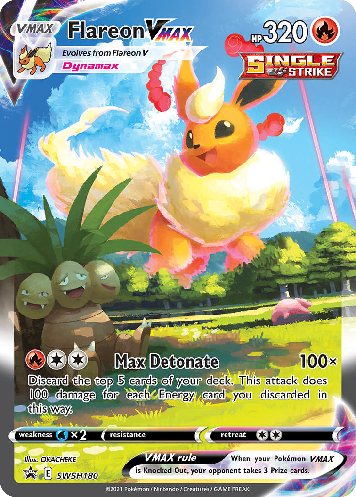 Flareon VMAX - SWSH Black Star Promos #SWSH180