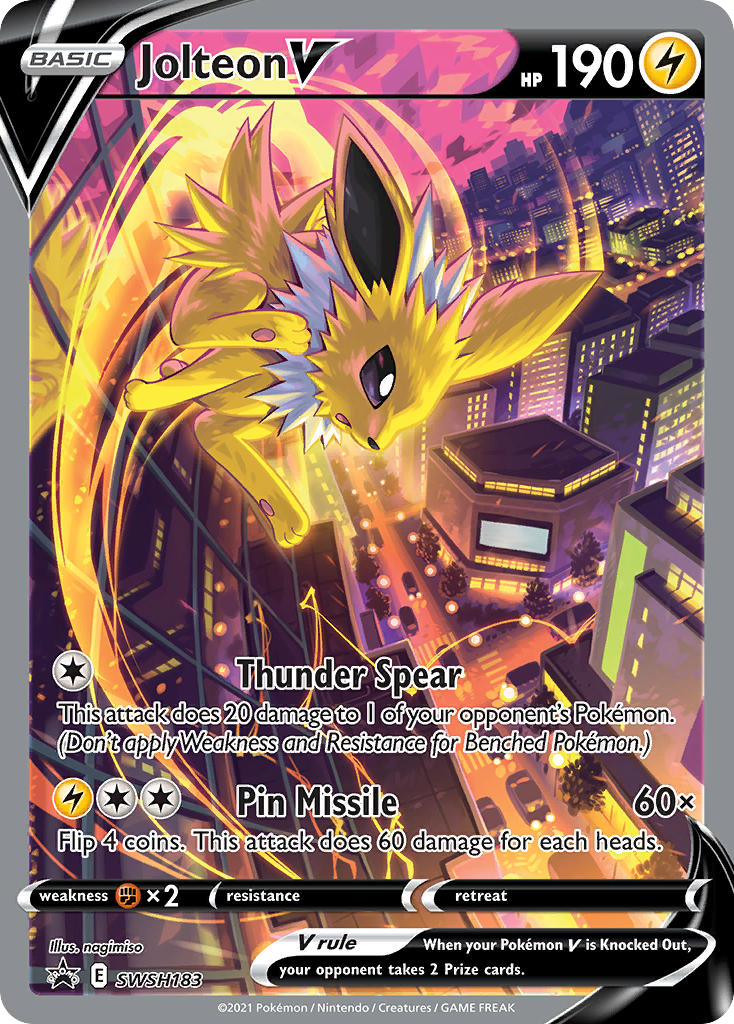 Jolteon V - SWSH Black Star Promos #SWSH183