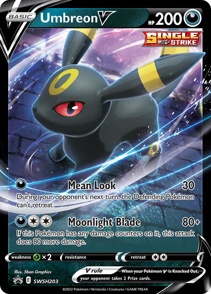 Umbreon V - SWSH Black Star Promos #SWSH203