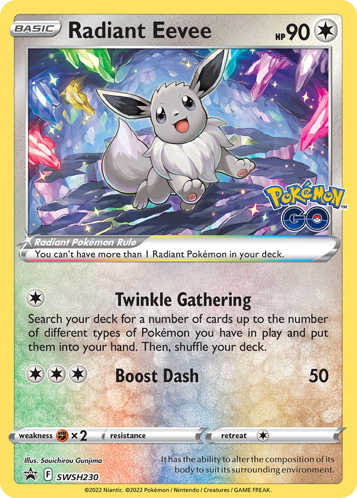 Radiant Eevee - SWSH Black Star Promos #SWSH230