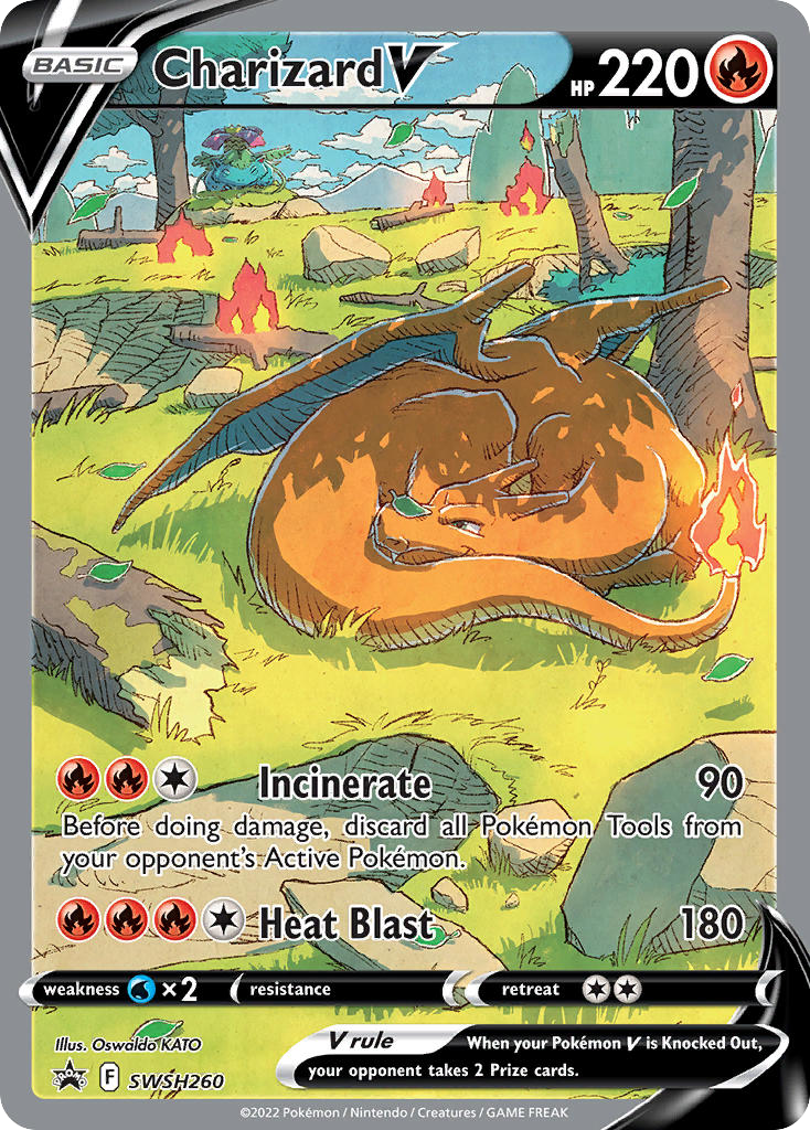 Charizard V - SWSH Black Star Promos #SWSH260