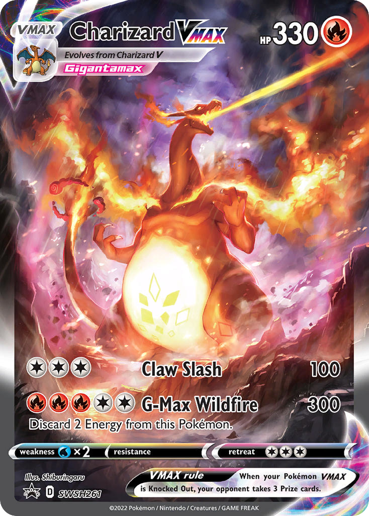 Charizard VMAX - SWSH Black Star Promos #SWSH261