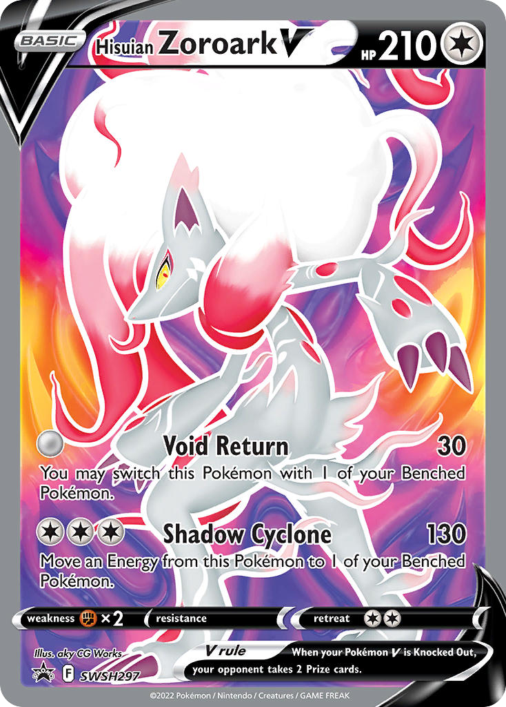 Hisuian Zoroark V - SWSH Black Star Promos #SWSH297