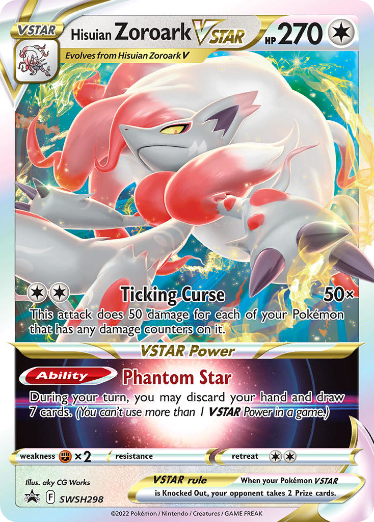 Hisuian Zoroark VSTAR - SWSH Black Star Promos #SWSH298
