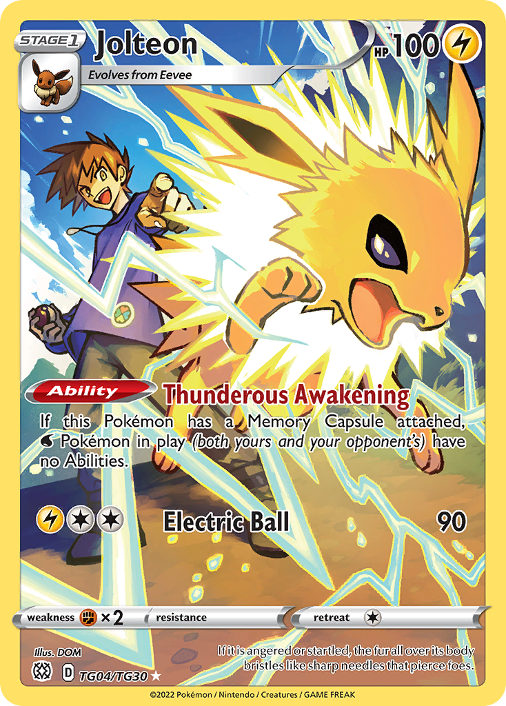 Jolteon - Brilliant Stars Trainer Gallery #TG04