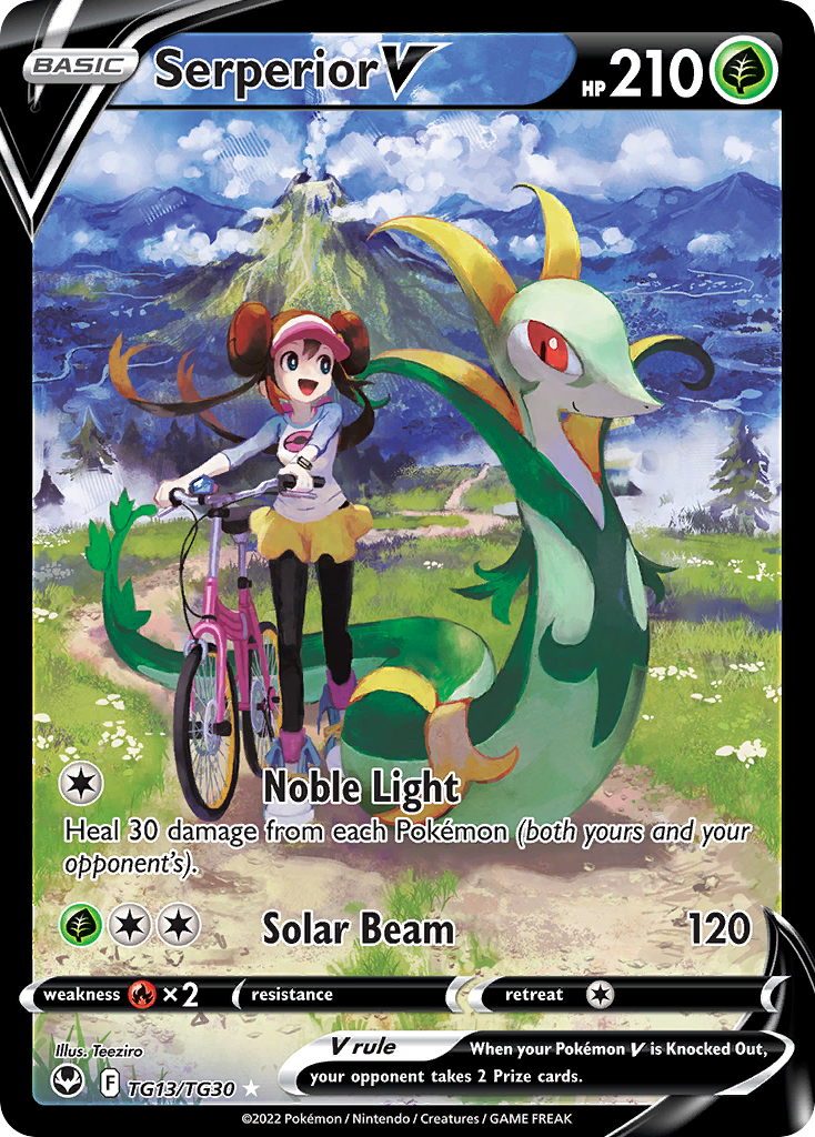 Serperior V - Silver Tempest Trainer Gallery #TG13