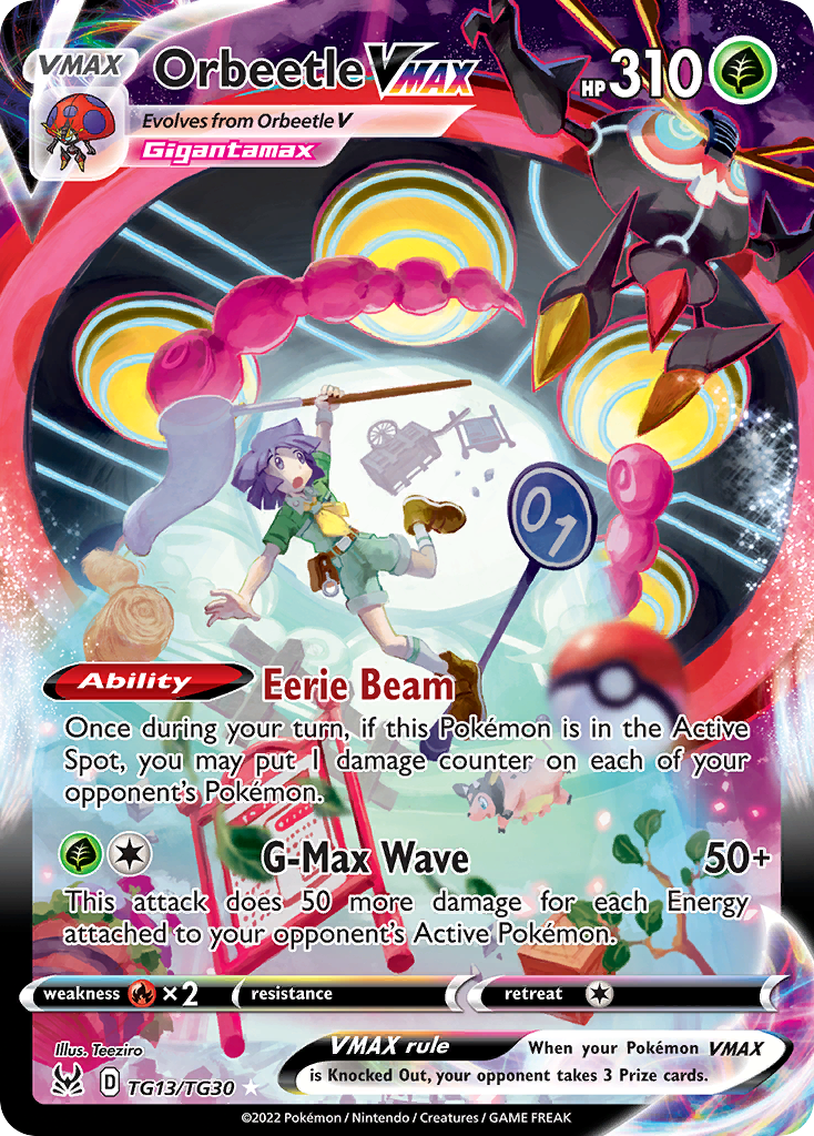 Orbeetle VMAX - Lost Origin Trainer Gallery #TG13