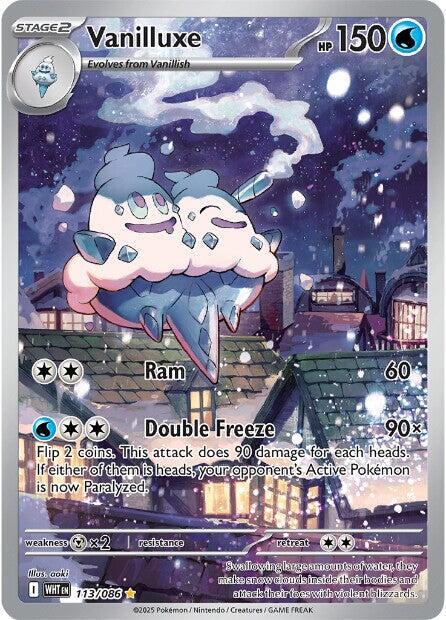 Vanilluxe - 113/086 - Illustration Rare - White Flare