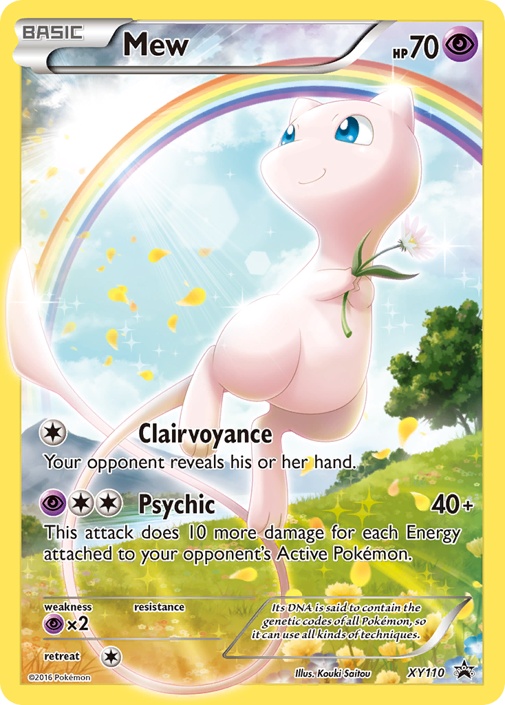 Mew - XY Black Star Promos #XY110