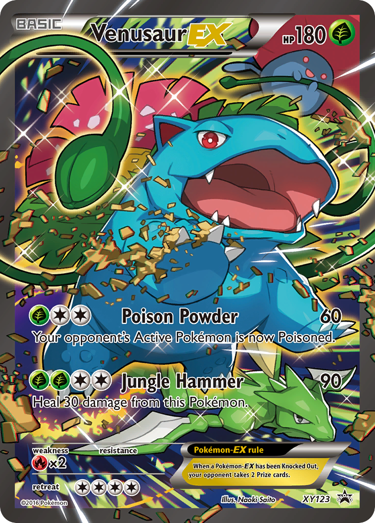 Venusaur-EX - XY Black Star Promos #XY123