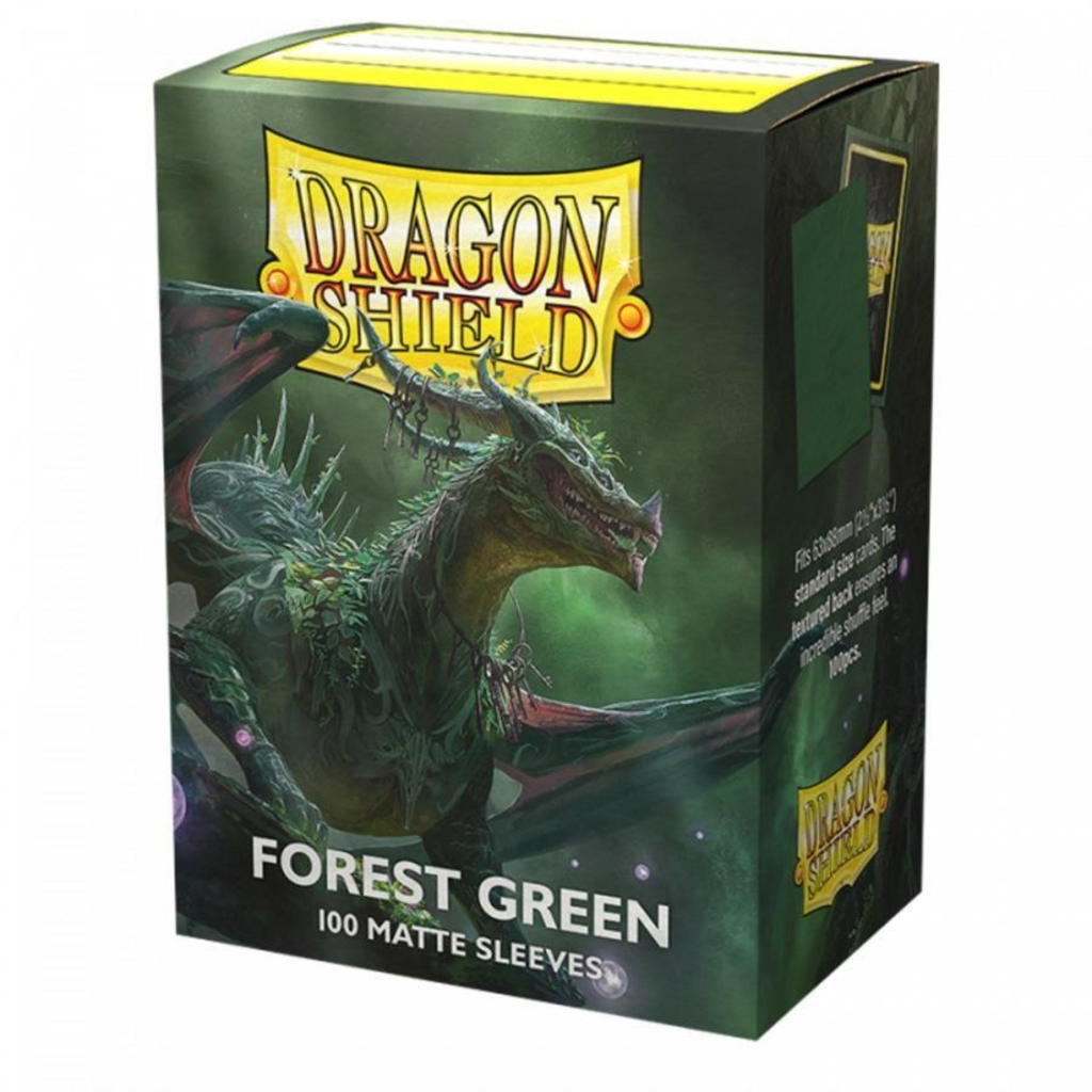 Dragon Shield Sleeves: Standard Matte - Forest Green 100CT