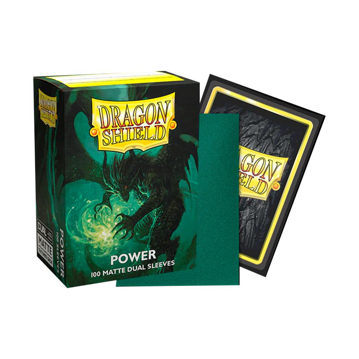 Dragon Shield Sleeves: Standard Matte Dual - Power 100CT