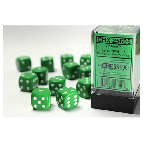 16mm 12d6 Opaque: Green/White