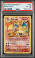 2023 POKEMON CLC-TRADING CARD GAME CLASSIC CHARIZARD & HO-OH ex DECK #003 CHARIZARD PSA 8