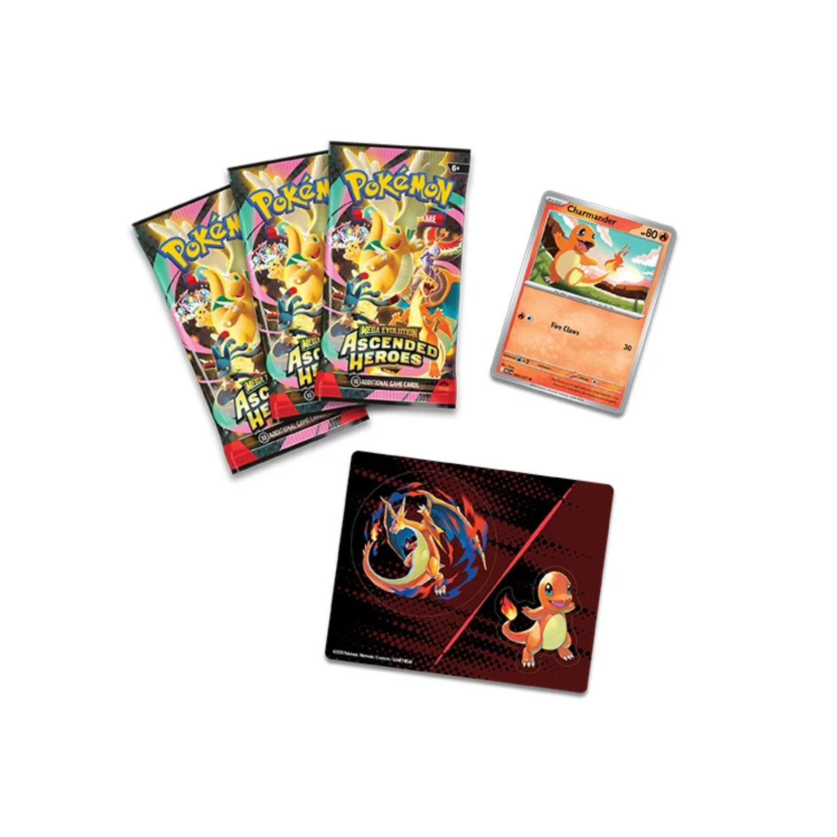 Pokémon TCG: Mega Evolution Ascended Heroes Tech Sticker Collection (Charmander)