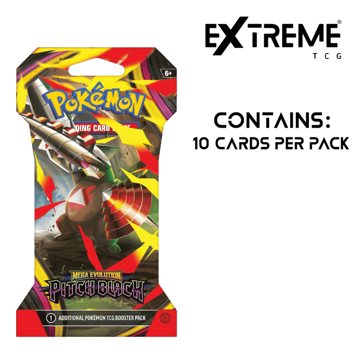 Pokémon TCG: Mega Evolution Pitch Black Sleeved Booster Pack