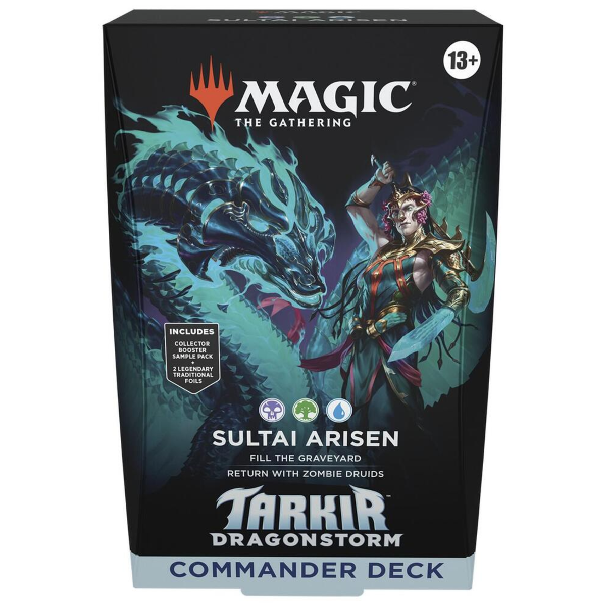 Magic The Gathering: TDM Tarkir: Dragonstorm Commander Saultai Arisen Deck