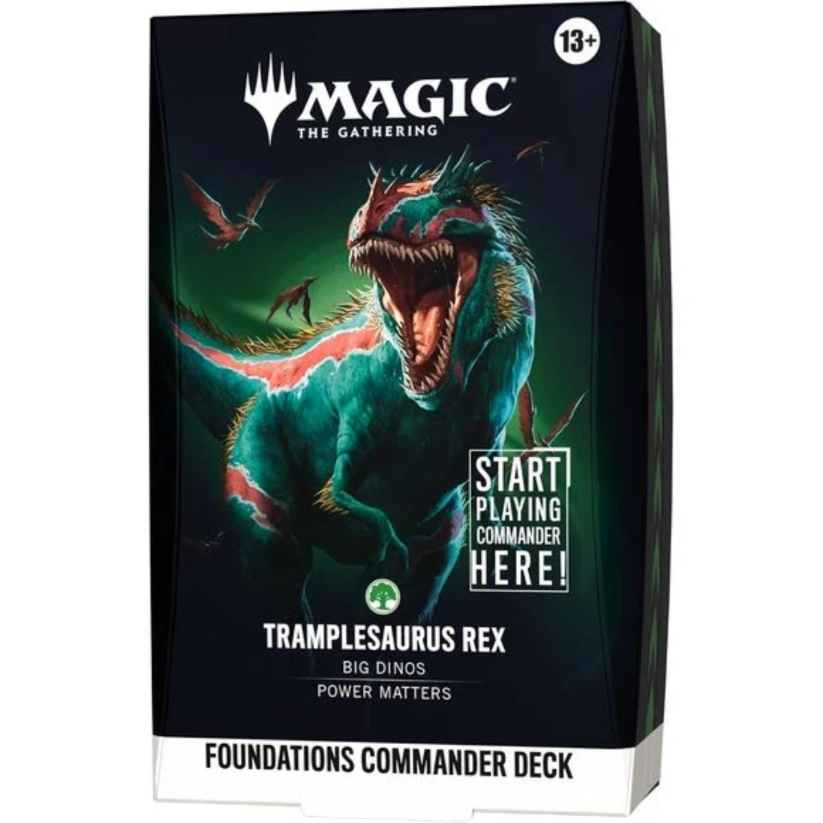 Magic The Gathering: FDN Foundations Tramplesaurus Rex Commander Deck