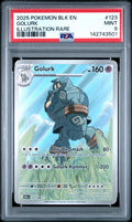 2025 POKEMON BLK EN-BLACK BOLT #123 GOLURK ILLUSTRATION RARE