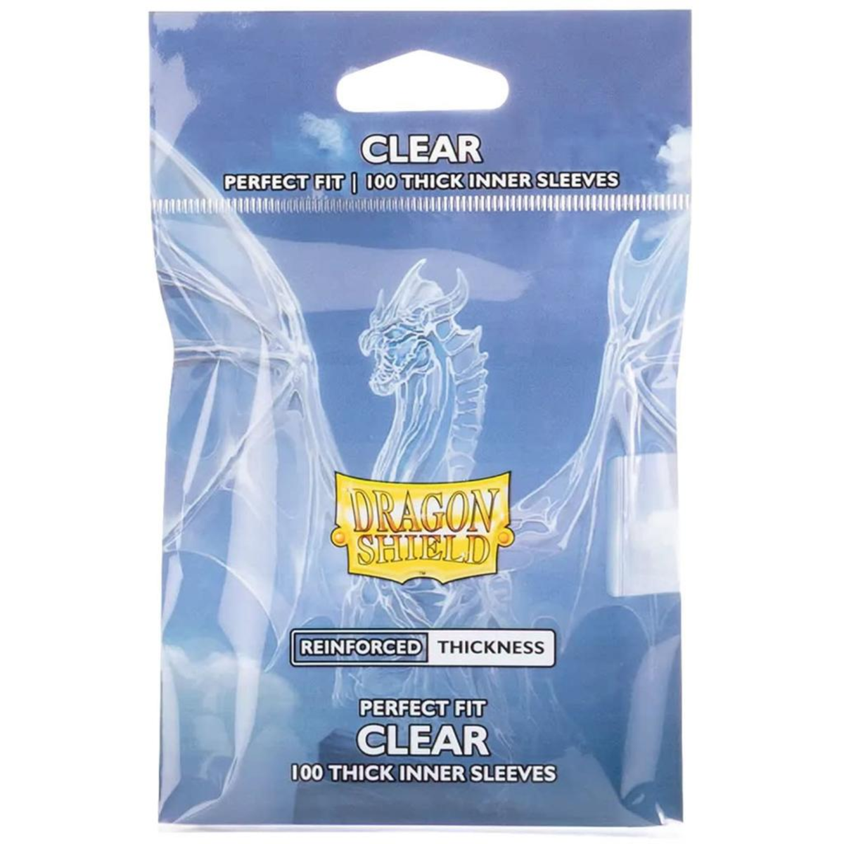 Dragon Shield Sleeves: Perfect Fit Standard Thick Inner - Clear 100CT