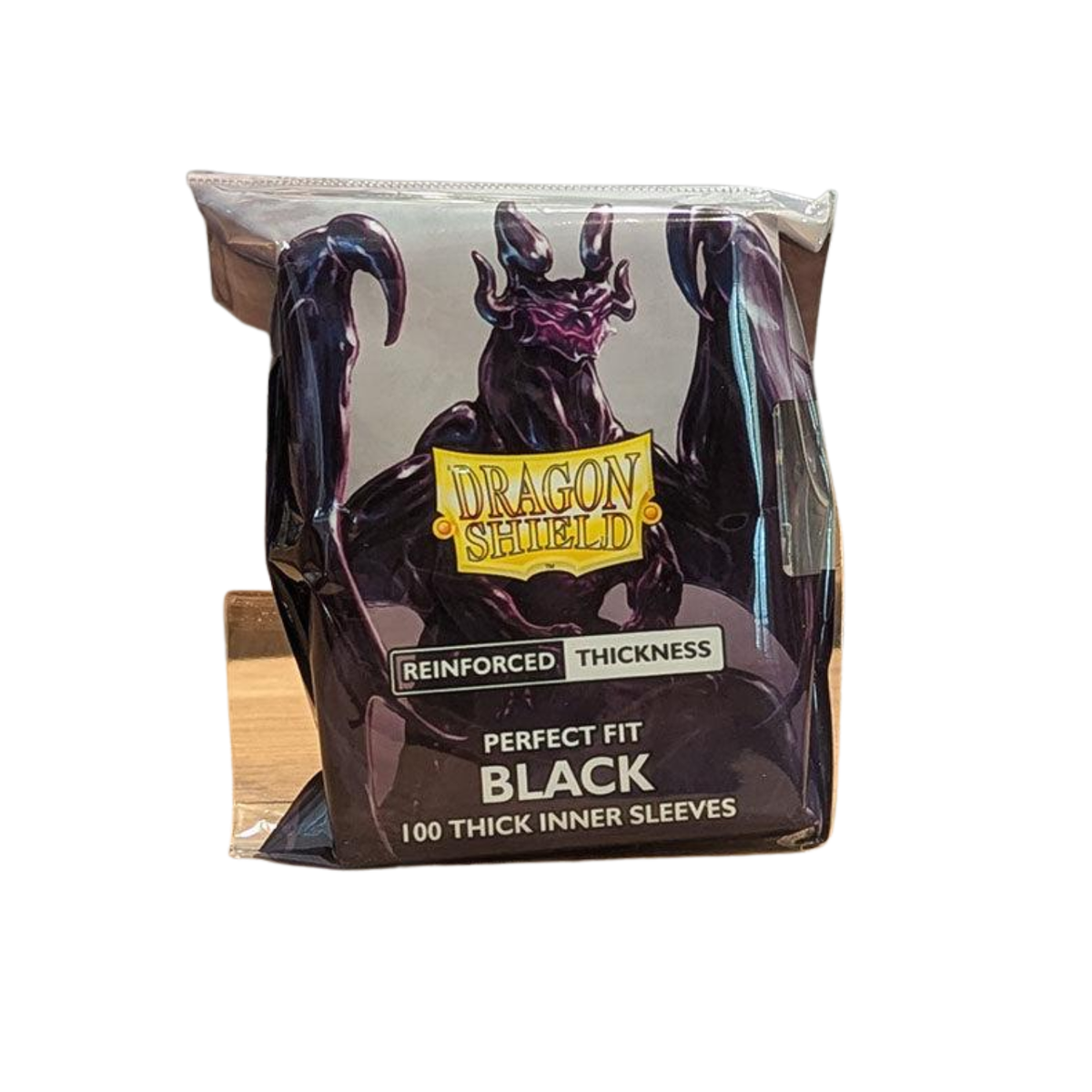 Dragon Shield Sleeves: Perfect Fit Standard Thick Inner - Black 100CT