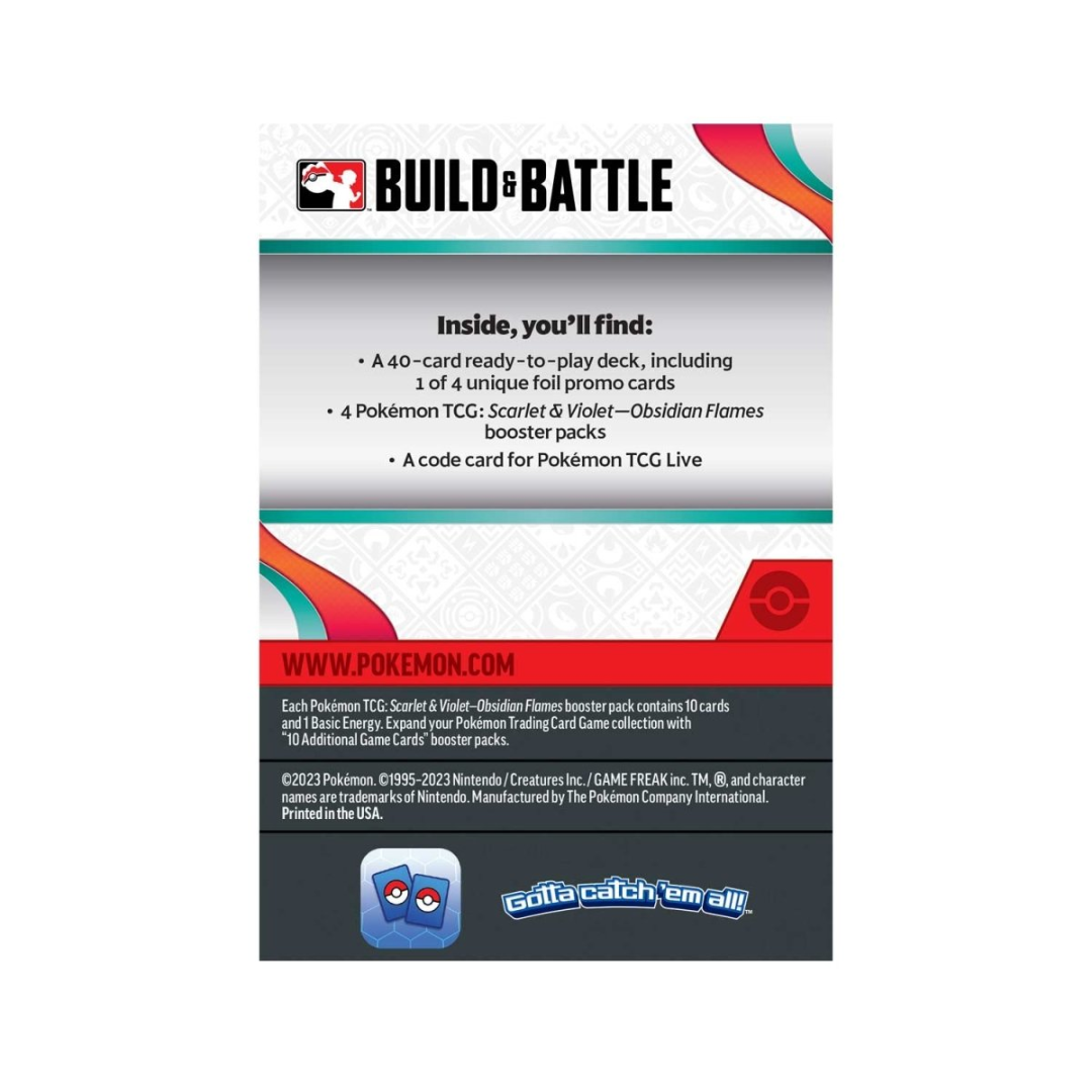 Pokémon TCG: Scarlet & Violet: Obsidian Flames Build & Battle