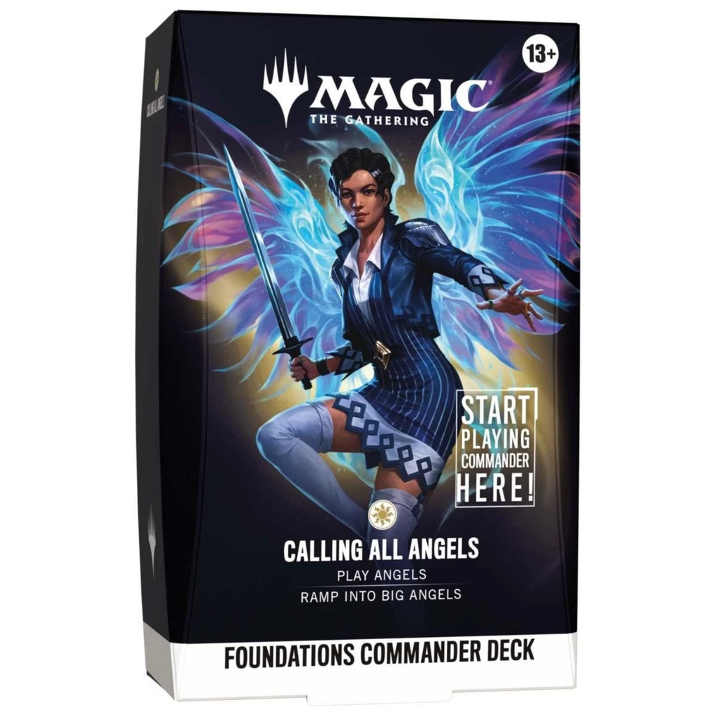 Magic The Gathering: FDN Foundations Calling All Angels Commander Deck