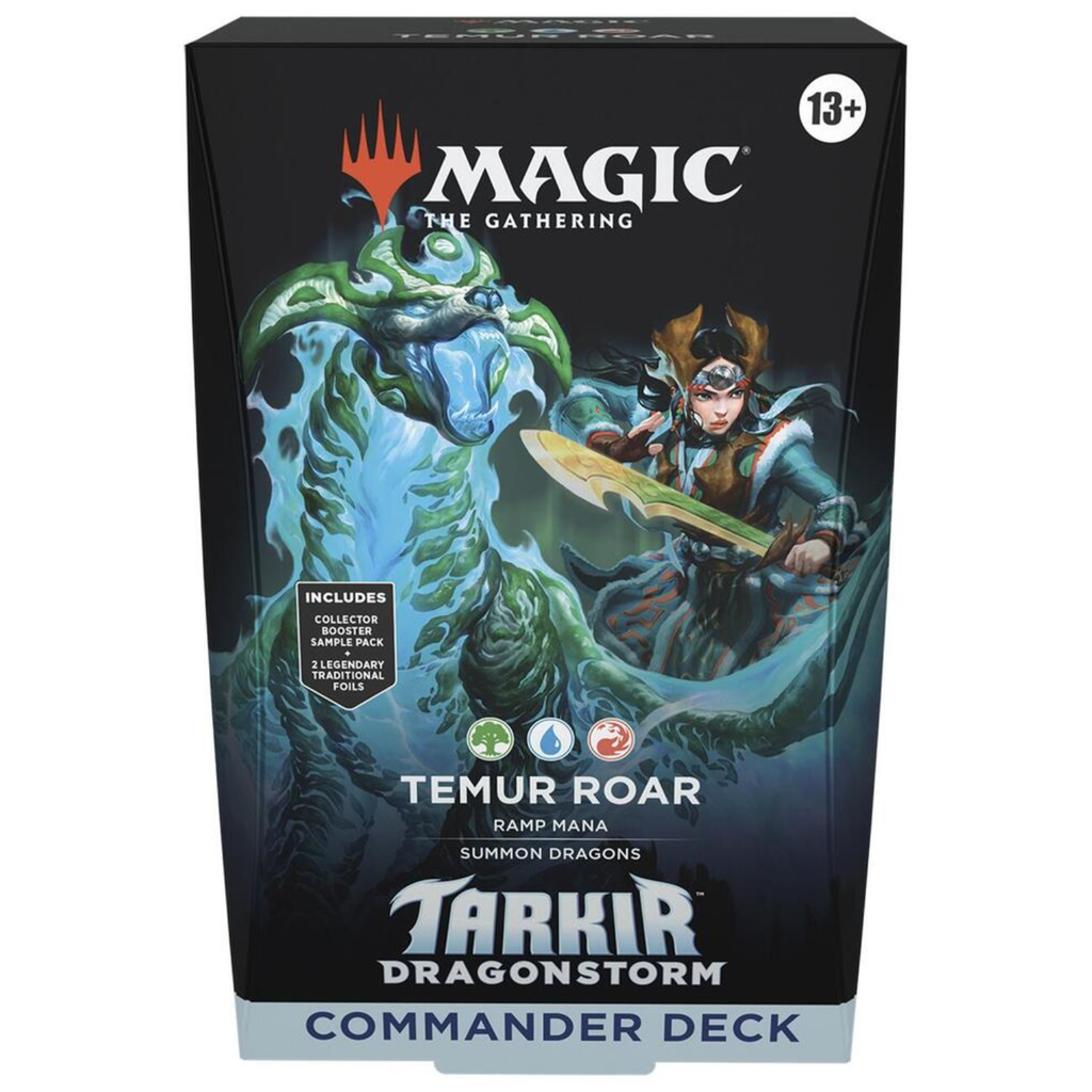 Magic The Gathering: TDM Tarkir: Dragonstorm Commander Temur Roar Deck