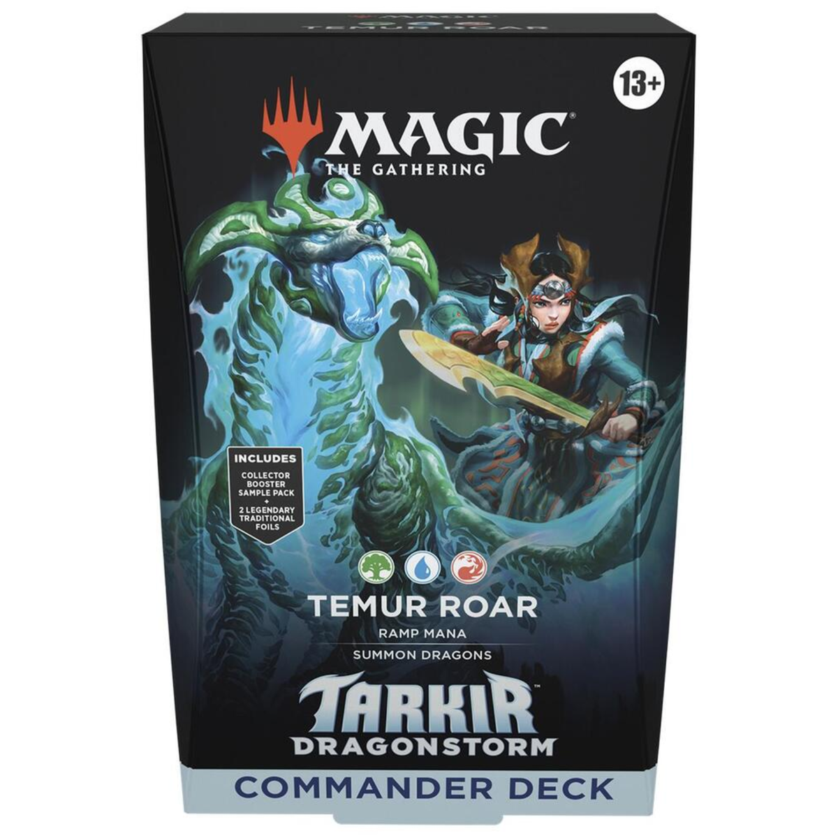 Magic The Gathering: TDM Tarkir: Dragonstorm Commander Temur Roar Deck