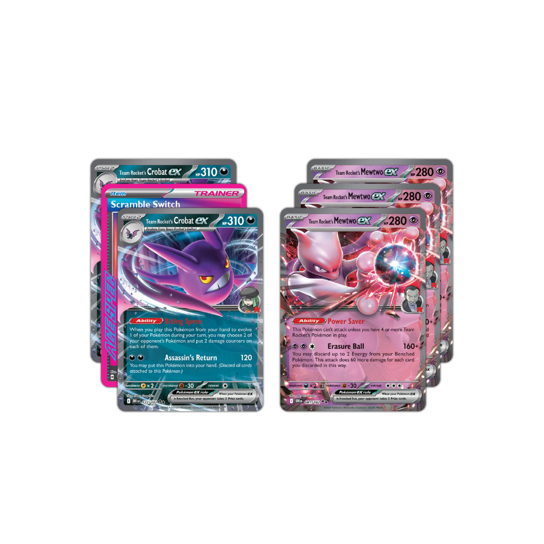Pokémon TCG: Team Rocket's Mewtwo Ex League Battle Deck