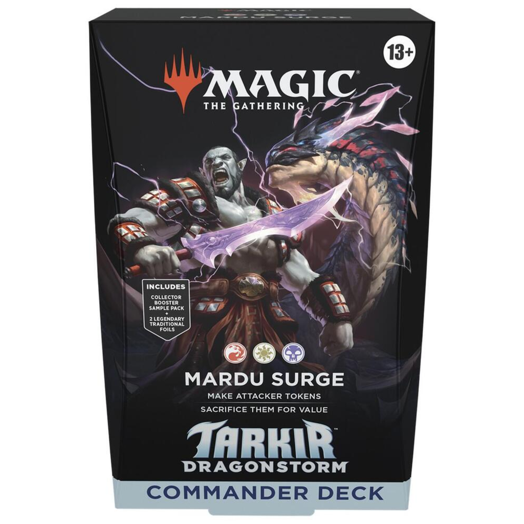Magic The Gathering: TDM Tarkir: Dragonstorm Commander Mardu Surge Deck