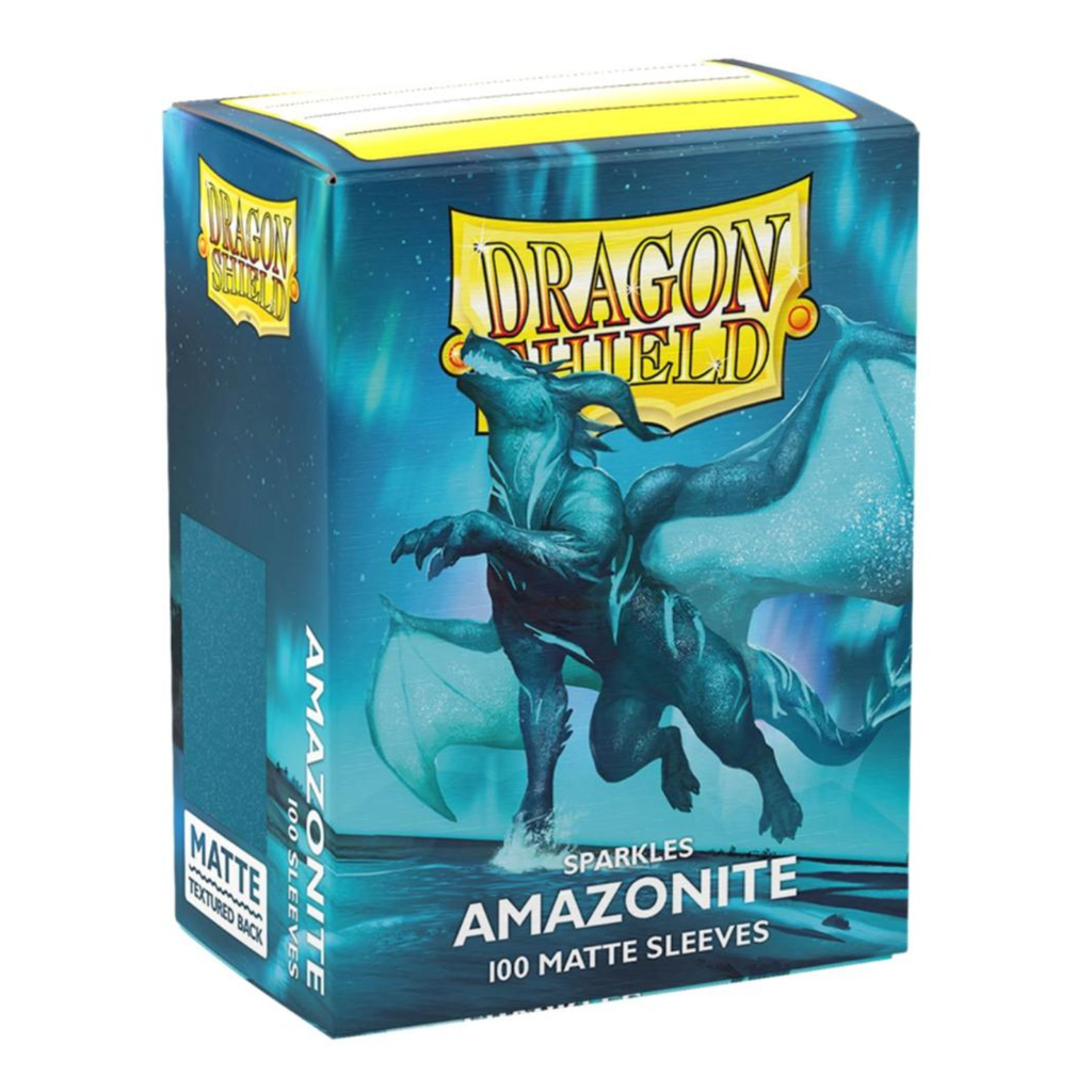 Dragon Shield Sleeves: Standard Matte Sparkles - Amazonite