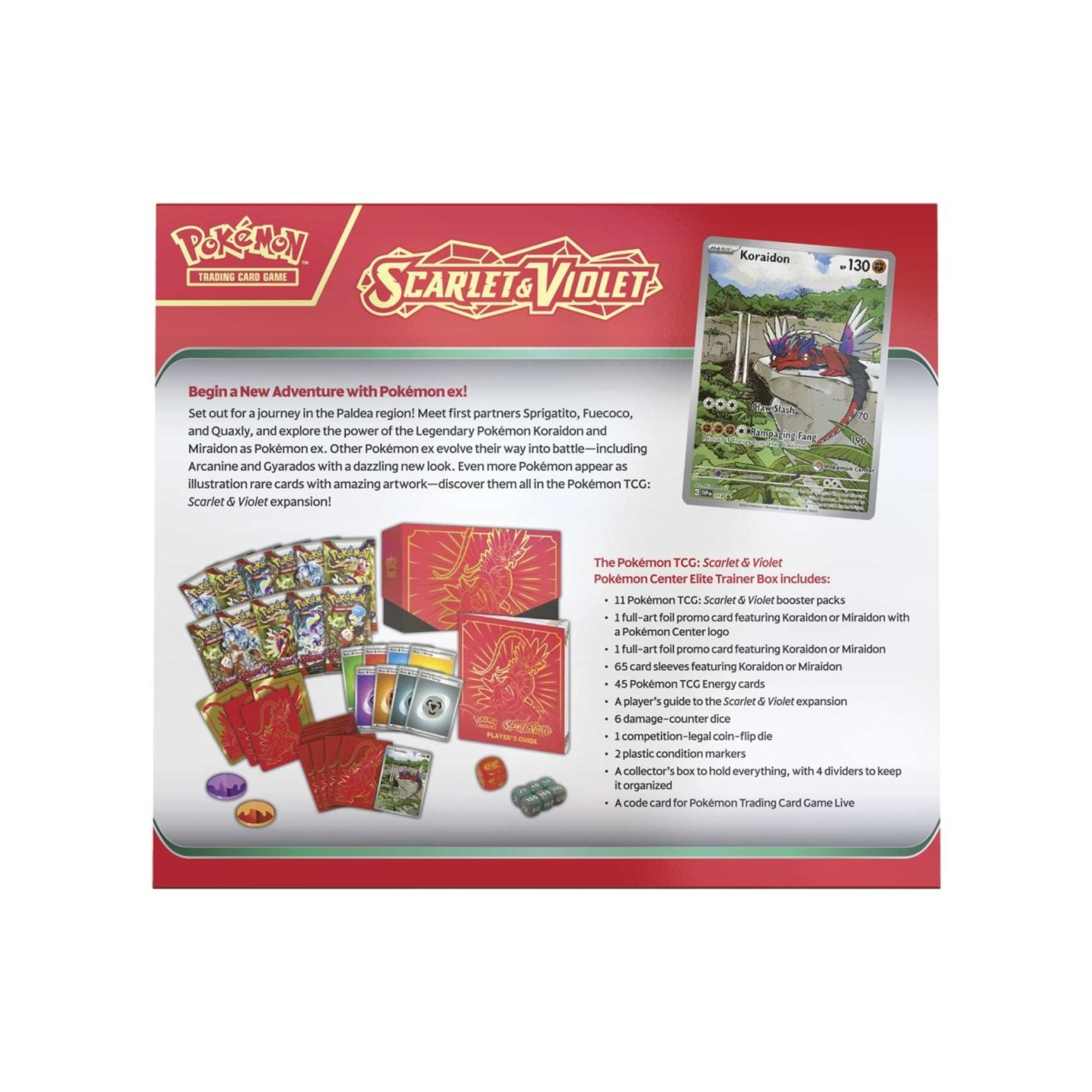 Pokémon TCG: Scarlet & Violet Elite Trainer Box (Koraidon)