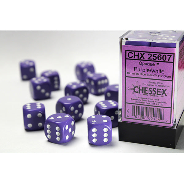 16mm 12d6 Opaque: Purple/White