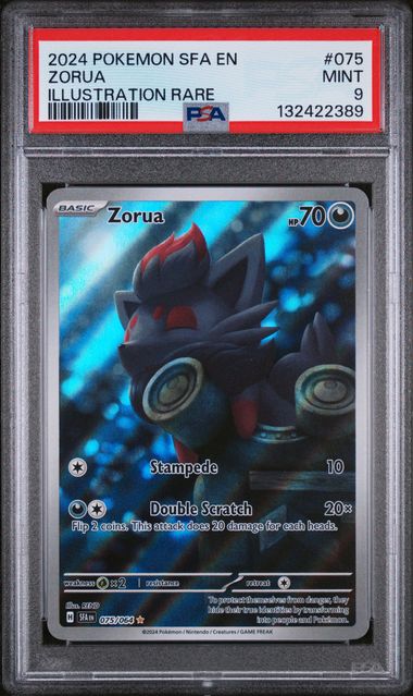 2024 POKEMON SFA EN-SHROUDED FABLE #075 ZORUA ILLUSTRATION RARE
