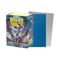 Dragon Shield Sleeves: Standard Matte Dual - Cobalt & Silver