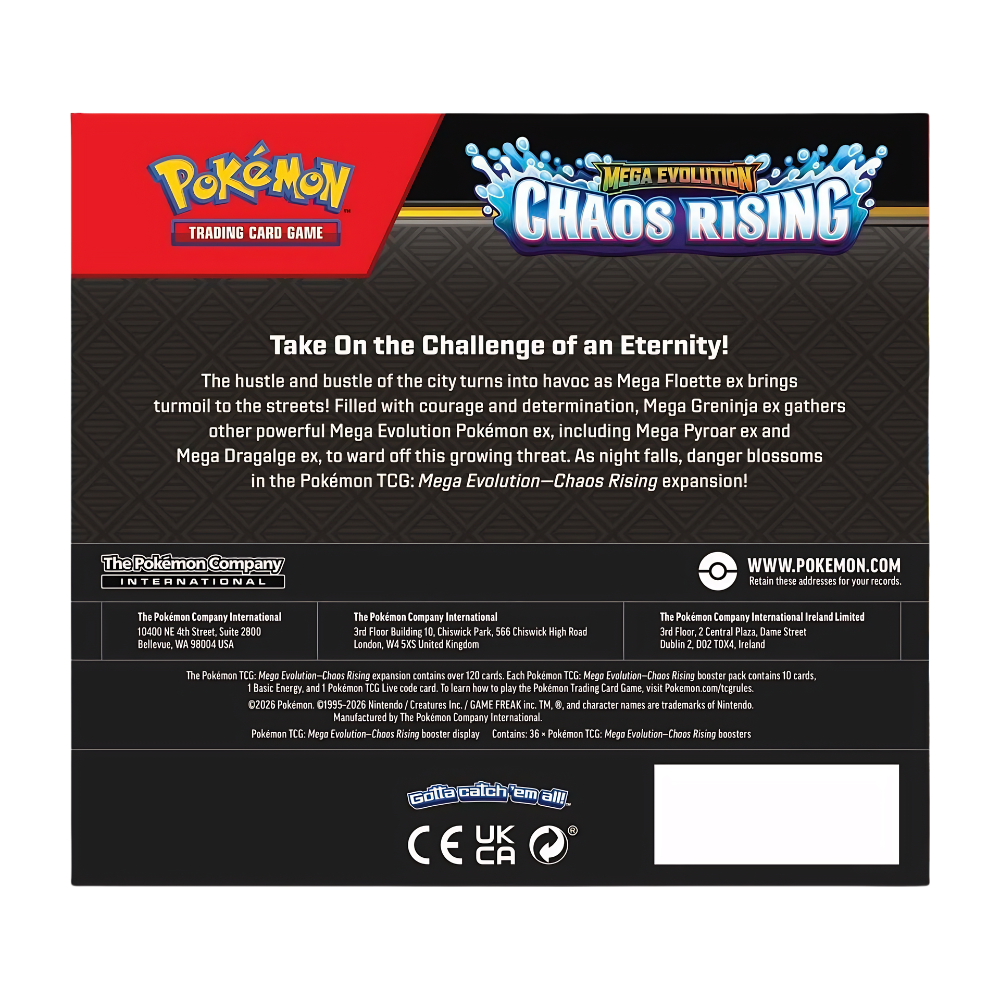 Pokémon TCG: Mega Evolution 04 - Chaos Rising Booster Box