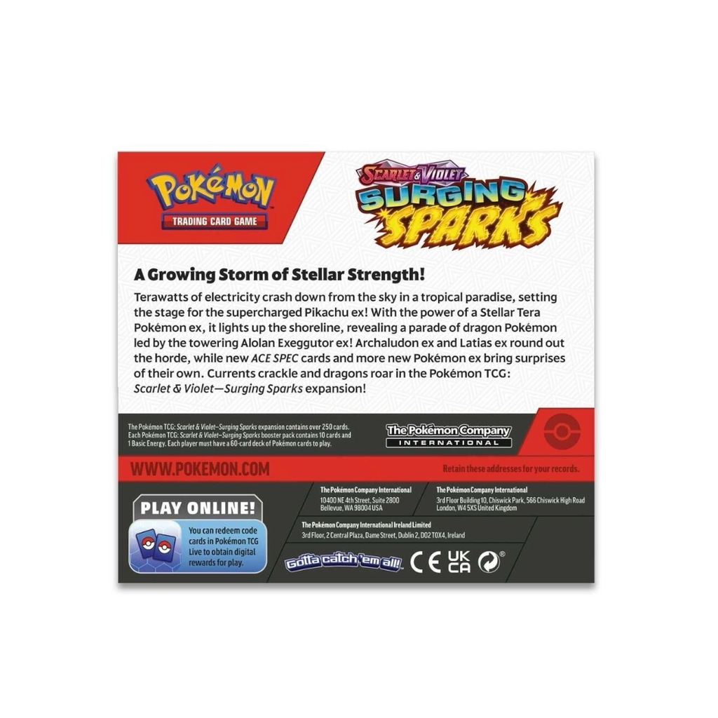 Pokémon TCG: Scarlet & Violet Surging Sparks Booster Box