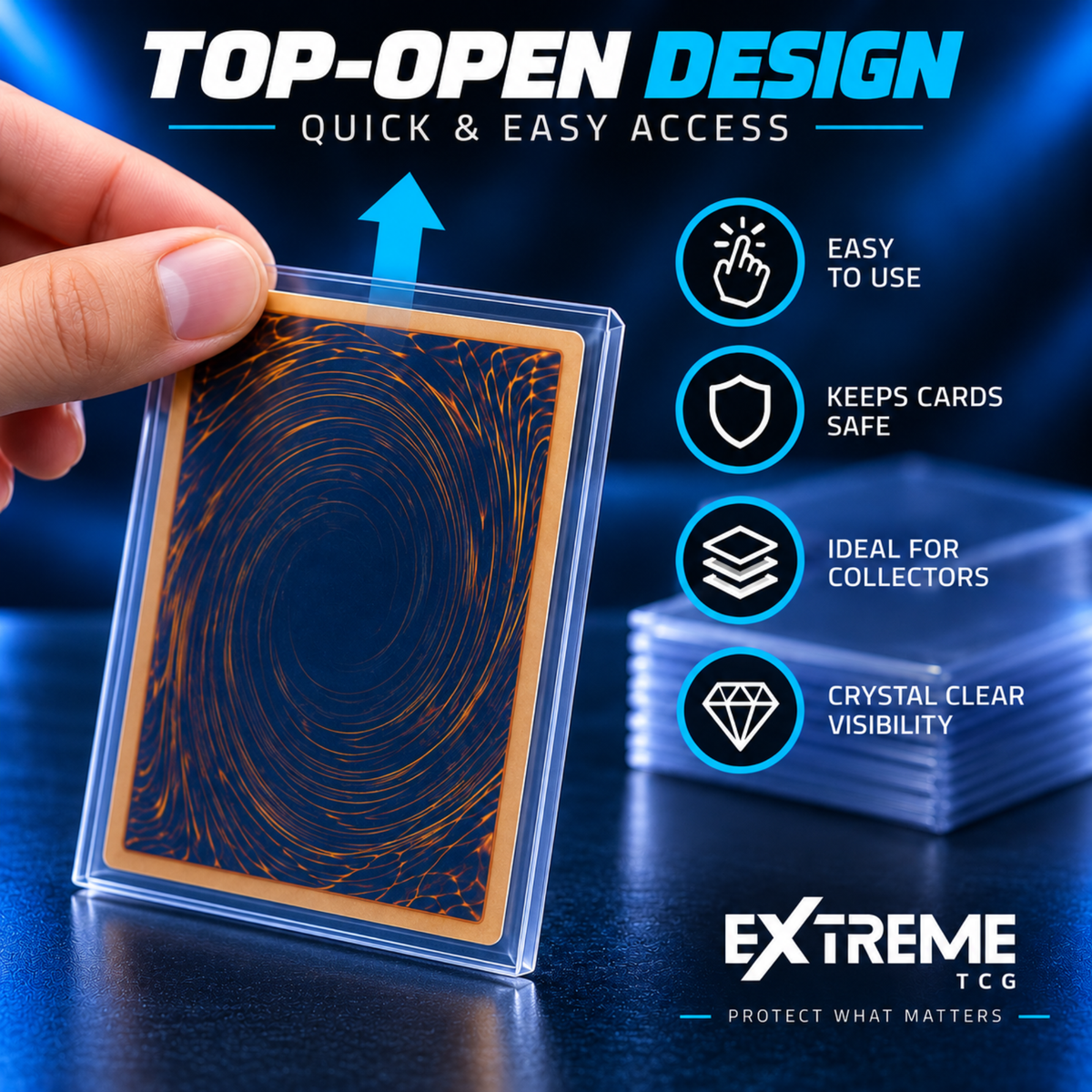 Extreme TCG Top Open Rigid Cases 35pt (25ct)