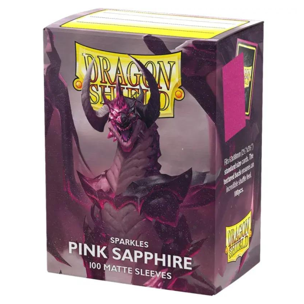 Dragon Shield Sleeves: Standard Matte - Pink Sapphire