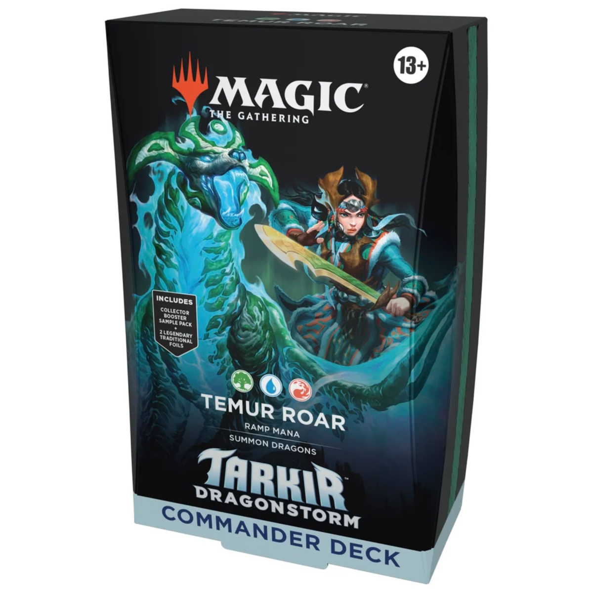 Magic The Gathering: TDM Tarkir: Dragonstorm Commander Temur Roar Deck